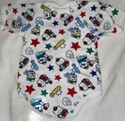 Vintage 90s Tumble Togs Baby One Piece Sleepwear Sz 3-6 Months Baseball