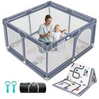 Xyhlc-baby Playpen With Mat  Portable Baby Play Yard For Toddler  Playpen For Ba