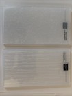 Stampin Up Retired Stripes And Splatters 3d Embossing Folders  set Of 2 