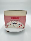 Vintage Nestor Johnson Card Shuffler Hand Crank W  Box No Top - Model 65