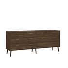 Tvilum Tone Mocha Oak 8 Drawer Double Dresser