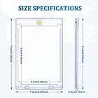 25-600pcs 35pt Acrylic Magnetic Card Holder For Baseball Trading Cards Protector