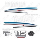 Yamaha 115hp Four Stroke Outboard Engine Decals Sticker Set Reproduction 115 Hp