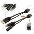 Power Over Ethernet Passive Poe Adapter Injector   Splitter Kit Poe Cable New