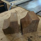 2pcs 6  X 6  X 6  Vintage Reclaimed Wood  Old Growth Corbels  Mantle Piece 