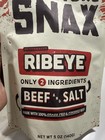 Carnivore Snax Ribeye Dehydrated Beef Jerky   Salt  5 Oz  140 G 