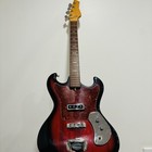 Vintage 1960s Teisco Kawai Kingston S2t Short Scale Bass Electric Guitar Japan