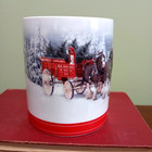 2019 Holiday Budweiser Clydesdales Horses Large Jumbo Ceramic Beer Stein Mug