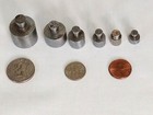 Brass  marble Apothecary Balance Scales With 6 Weights 20  Tall
