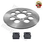 Rear Brake Disc Rotor W  Brake Pads For 2002-2005 Yamaha Raptor 660r Yfm660r