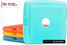 Cool Coolers 4 Pack Slim Ice Packs  Quick Freeze Space Saving Reusable Ice Packs