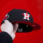 59fifty Mlb Houston Astros World Series 2017 Black   Red Uv Fitted Cap