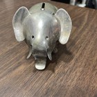 Napier Silver Plate Elephant Coin Bank Vintage