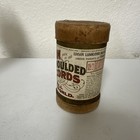 Antique Edison Gold Moulded 2-minute Wax Cylinder Record W  Original Tube