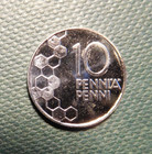 Finland  1997  10  Pennia  Grade Uncirculated  Free Shipping