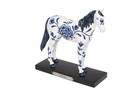 Enesco The Trail Of Painted Ponies Delft Blue Horse Figurine 7 2 Inch
