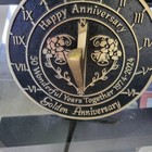50th Golden Wedding Anniversary Sundial Gift Heavy Duty Brass Home Decor Or