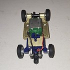 Strombecker 1 32 Slot Car Brass Chassis Green Motor Vintage - Runs