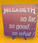 Megadeth So Far So Good So What Album Cover Poster From 1987 Record Shipment