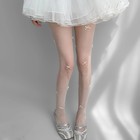 Sexy Lady Crystal Bow Tights Women Rhinestone Bowknot Stockings Pantyhose Sweet