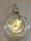 Vintage Clear Glass Perfume Decanter W Ground Stopper Mcm Vanity 6  Collectible
