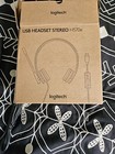 Logitech H570e Wired Usb Stereo Headset  A00064   new Open Box  