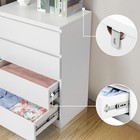 Bedroom Cabinet 4-drawers Dresser Chest Of Drawers Bedside Storage Organizer