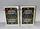 Golden Nugget Gambling Hall Sealed Playing Cards 2 Packs Black Read Description