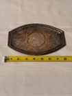 Antique Solid 800 Silver Repousse Oval Tray Dish 198g Acid Tested Floral C1900