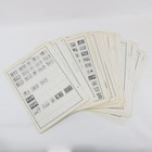 Lot Of 75 Vintage H e  Harris Worldwide Stamp Album Pages B w