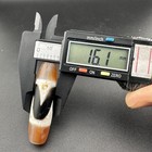 Indo Tibetan Himalayan  Agate Dzi Amulet Prayer Pendant Bead Rare