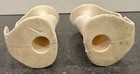 Colt Ski Pole Vintage White Molded Strapless Pistol Grips Only