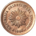 Uruguay - 5 Centesimos - 1944 - Km 21a