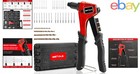 Versatile Rivet Gun With Tool-free Head Change And 200 Rivets For All Projects