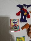 Lot Of 6 Vintage Digimon Plush Toy Fast Food Dq Dairy Queen 2002 W cards
