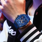 Lige Men Quartz Watch Rectangle Sport Wristwatch Chronograph Males Date Watches