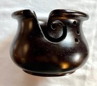 Knit Picks Yarn Bowl Mango Wood Black Knitting crocheting  47-reg