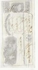 1852 Lyons  New York Bank Check Sisson   Chapman Jenny Lind Vignette
