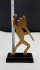 Vintage Hand Carved Wooden 7     Kokopelli Flute Dancer