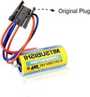 100x Mr-bat Er17330v 3 6v Mitsubishi A6bat Plc Battery With Plug 1700mah Us Stoc