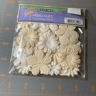 Michael   s- Paper Flowers Yellow Scrapbook Card Making Embellishments