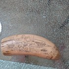 Scrimshaw Replica Whale Tooth Napoleonic Wars 1815 Bone Antique Reproduction