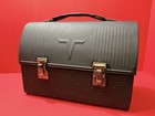 Vintage V Victory Metal Dome Top Lunch Box W Thermos  Thermos Brand 1960   s Rare