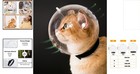 Cat Astronaut Helmet - Transparent Breathable Muzzle For Grooming Safety  M Size