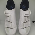 Shimano Rp5 Cycling Shoes Men 11 5 White Good Ratchet Strap Road Bike Rp501