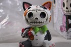Furrybones Figurine Calico Mao Mao Cat Skull Skeleton Costume