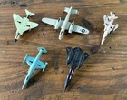 Vintage Bachmann Mini-planes Lot Of 5 Jets Airplane F4-m Yf-12a F-104 F-105 B-25