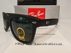 New Ray-ban Rb2140 Wayfarer Sunglasses Matte Black Frame Gray G-15 Lens 50-22mm