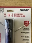 Sabre 2-in-1 Pepper Spray Flip Top 54oz Navy Blue Uv Dye W built-in 130 Db Alarm