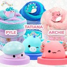Original Squishmallows Premium Cloud Slime  3-pack  8 Oz  Fluffy Slime  Scented